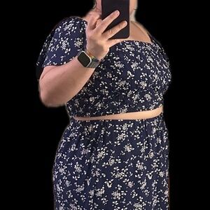 Off Shoulder Top w/ Matching Long Skirt